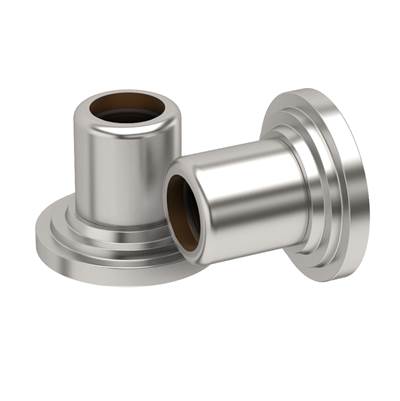 Gatco Marina Shower Rod Ends in Satin Nickel