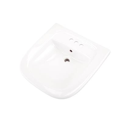Gerber North Point ADA Wall Hung Lavatory - 22" x 21.5" - 4" CC in White