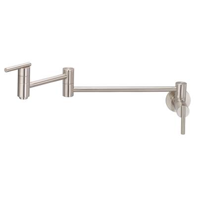 Gerber Parma Wall Mount Pot Filler - 2.2 GPM in Stainless Steel