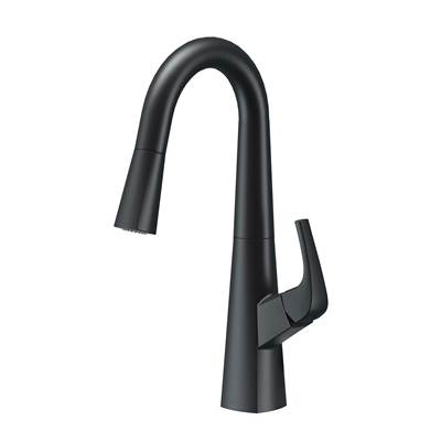Gerber Plumbing Vaughn Pull-Down Bar Sink Faucet - 1.75 GPM in Satin Black