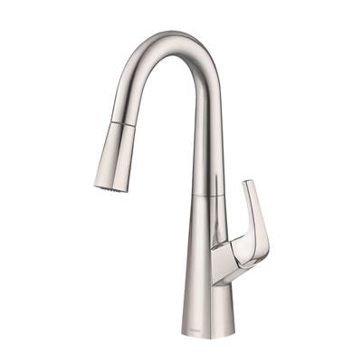 Gerber Plumbing Vaughn Pull-Down Bar Sink Faucet - 1.75 GPM in Stainless Steel