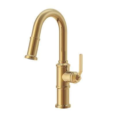 Gerber Plumbing Kinzie Pull-Down Bar Sink Faucet - 1.75 GPM in Brushed Bronze