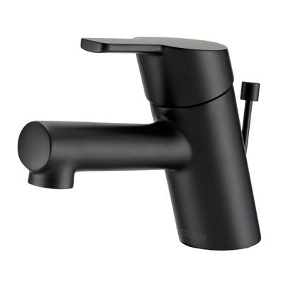 Gerber Plumbing Amalfi Single Hole Bathroom Faucet - Top Control - 1.2 GPM in Satin Black