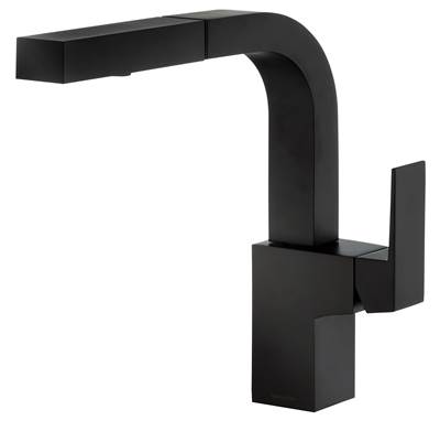 Gerber Plumbing Mid-Town Pull-Out Kitchen Faucet - 1.75 GPM in Satin Black