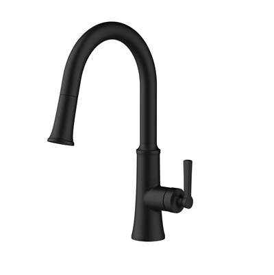 Gerber Plumbing Northerly Pull-Down Kitchen Faucet - Snapback - 1.75 GPM in Satin Black