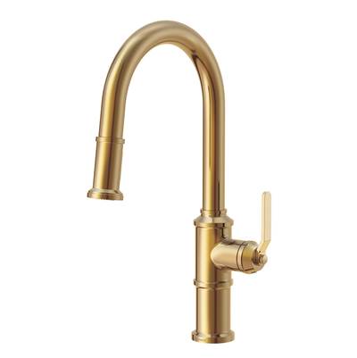 Gerber Plumbing Kinzie Pull-Down Kitchen Faucet - Snapback Retraction - 1.75 GPM in Brushed Bronze