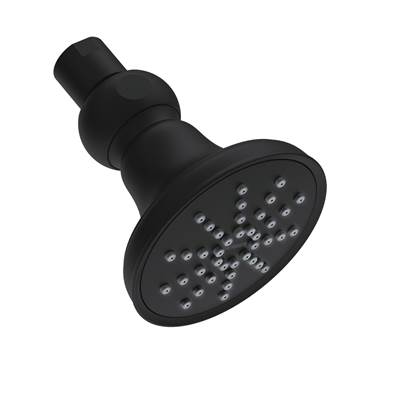 Gerber Plumbing Mono Round 3 1/2" Shower Head - 1-Setting - 2.0 GPM in Satin Black