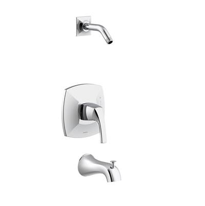 Gerber Plumbing Vaughn 1H Tub and Shower Trim - Treysta Cartridge - Less Showerhead in Chrome