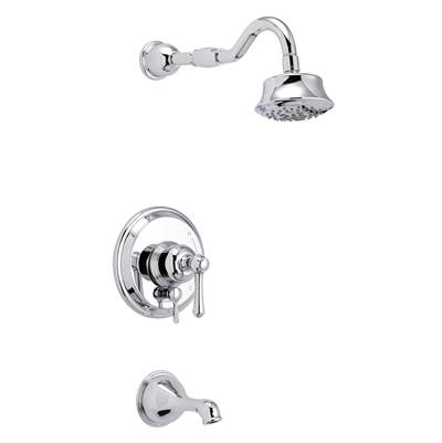 Gerber Plumbing Opulence 1H Tub and Shower Trim - Treysta Cartridge - Diverter on Valve - 5-Function Showerhead - 1.75 GPM in Chrome