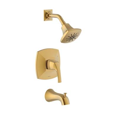 Gerber Plumbing Vaughn 1H Tub and Shower Trim - Treysta Cartridge - 1.75 GPM in Brushed Bronze
