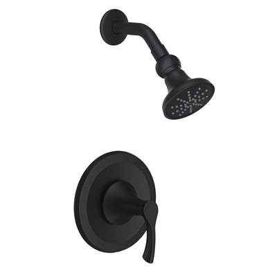 Gerber Plumbing Antioch 1H Shower Only Trim Kit - Treysta Cartridge - 1.75 GPM in Satin Black