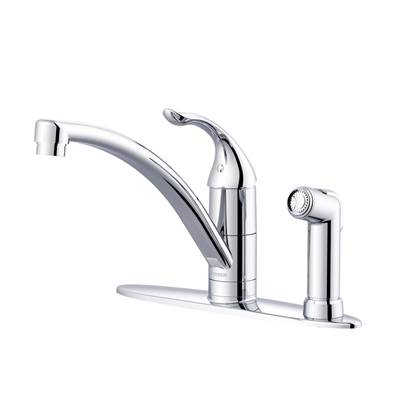 Gerber Viper One-Handle Kitchen Faucet - Spray on Deck - 1.75 / 2.2 GPM in Chrome
