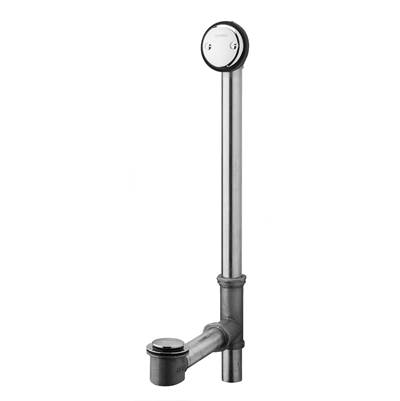 Gerber Classics Auto Trip Drain - Roman Tub - Side Outlet Installation in Chrome