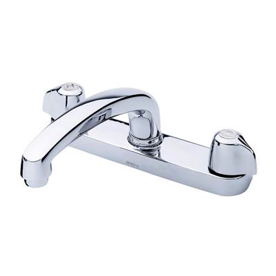 Gerber Classics Two-Handle Kitchen Faucet - Cast Brass Spout - 1.75 GPM in Chrome