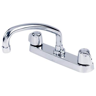 Gerber Classics Two-Handle Kitchen Faucet - Tubular Spout - 1.75 GPM in Chrome