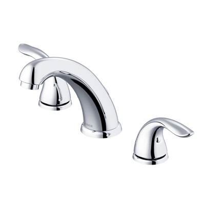 Gerber Plumbing Viper Mini Widespread Lavatory Faucet - Two Handle - 50/50 Touch Down - 1.2 GPM in Chrome