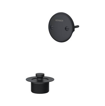 Gerber Plumbing Gerber Classics Lift & Turn Drain Trim Kit in Satin Black