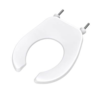 Gerber Plumbing Round Front Standard Toilet Seat for PeeWee G0021601 in White