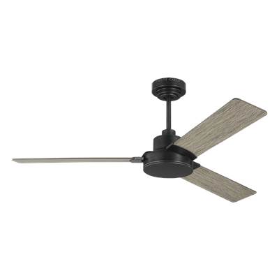 Generation Lighting Jovie 52 Ceiling Fan - Light Grey Weathered Oak Blades in Aged Pewter