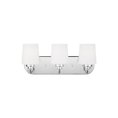 Generation Lighting Windom 3-Light Vanity Sconce in Chrome