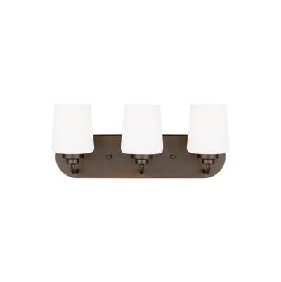 Generation Lighting Windom 3-Light Vanity Sconce in Bronze