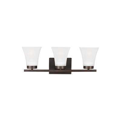 Generation Lighting Bayfield 3-Light Vanity Sconce in Bronze