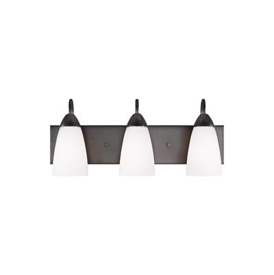 Generation Lighting Seville Three-Light Vanity Light in Bronze