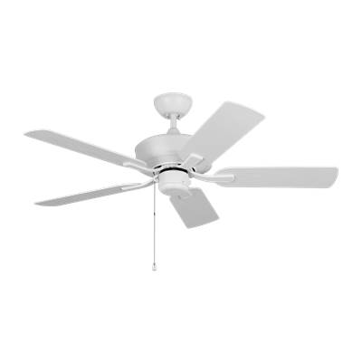 Generation Lighting Linden Outdoor 44 Ceiling Fan in Matte White