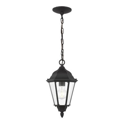 Generation Lighting Bakersville Flat Pendant in Black