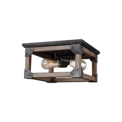 Generation Lighting Dunning Two Light Flush Mount in Stardust