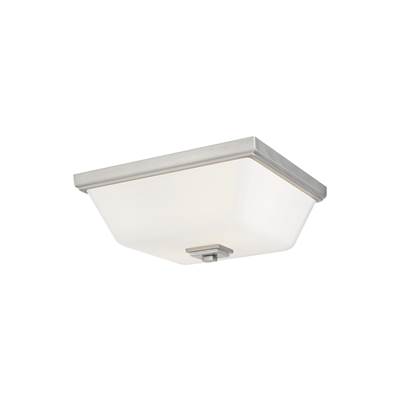 Generation Lighting Ellis Harper Two Light Flush Mount in Brushed Nickel