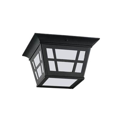 Generation Lighting Herrington Square Flush Mount in Black