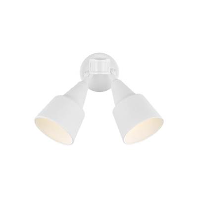Generation Lighting 2 Light Flood - Photo and Motion Sensor in White