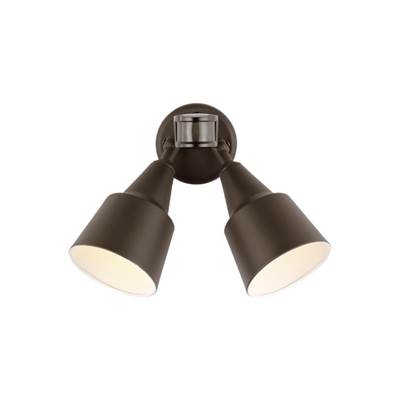 Generation Lighting 2 Light Flood - Photo and Motion Sensor in Antique Bronze