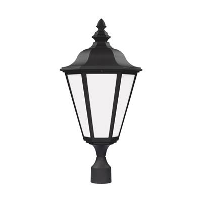 Generation Lighting Brentwood One Light Post Lantern in Black