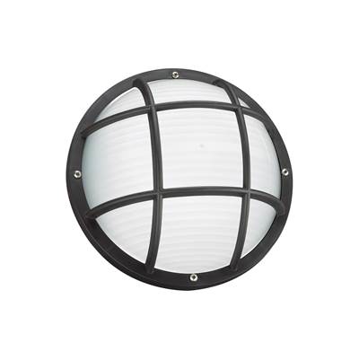 Generation Lighting Bayside 1 Light Outdoor Wall/Ceiling Mount in Black