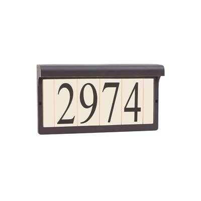 Generation Lighting Address Light Black in Antique Bronze