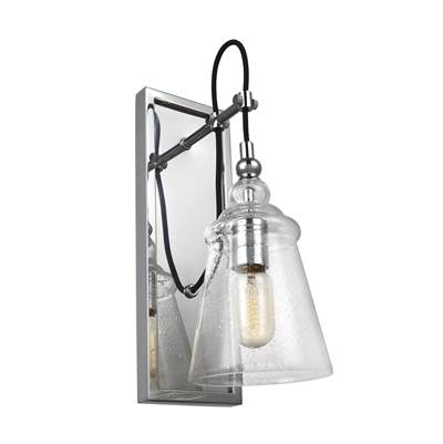 Generation Lighting Loras Sconce in Chrome