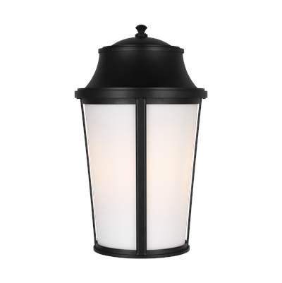 Generation Lighting Portola Large Lantern in Textured Black