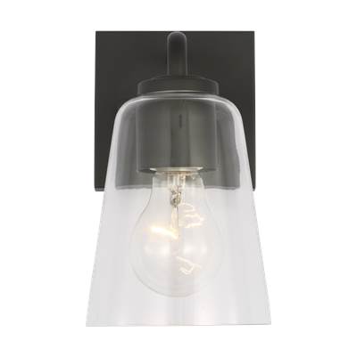 Generation Lighting Miles Small Vanity in Midnight Black