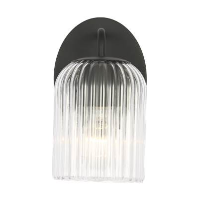 Generation Lighting Eisele Small Sconce in Midnight Black