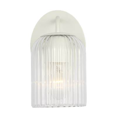 Generation Lighting Eisele Small Sconce in Matte White