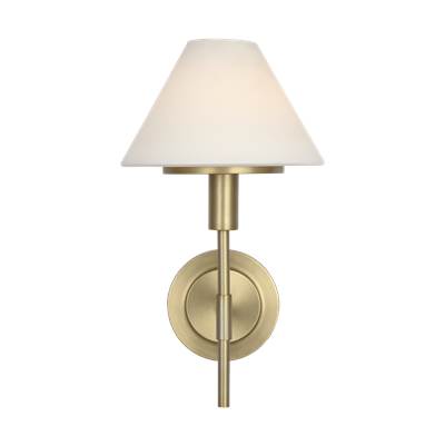 Generation Lighting Mendota Small Sconce in Satin Brass