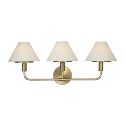 Generation Lighting Mendota Large Sconce in Satin Brass