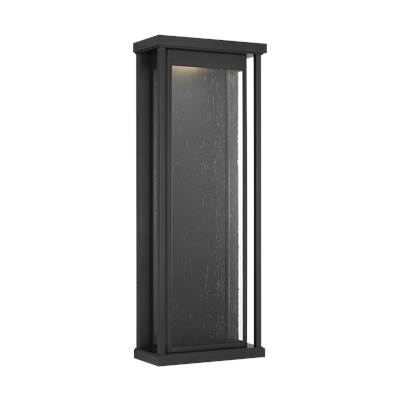 Generation Lighting Faywood Extra Large Lantern in Textured Black