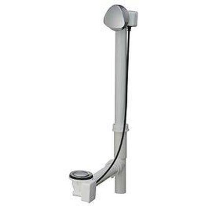 Geberit Bathtub Drain D52 - Turn Handle - 24 cm PP in Brass