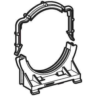 Geberit Pipe Bracket - Connection Bend for WC - 48/95 mm