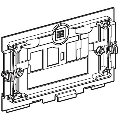 Geberit Adapter Plate for Sigma Concealed Cistern - Surface-Even