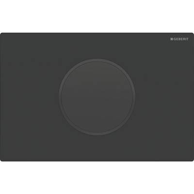 Geberit Sigma10 Battery Flush Actuator - 12 cm Concealed Cistern - Automatic/Touchless in Black Matte With Black