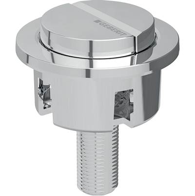 Geberit Actuator for Flush Valve Type 290 - Dual Flush in Chrome/Glossy